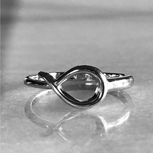 NATALIYA V COLLISTER NVC Modernist .925 Sterling Silver Ring Size 6.5